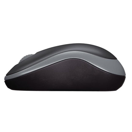 Logitech M185 Wireless Mouse, 2.4 GHz with USB Mini Receiver, 12-Month Battery Life, Compatible with PC, Laptop - Grey
