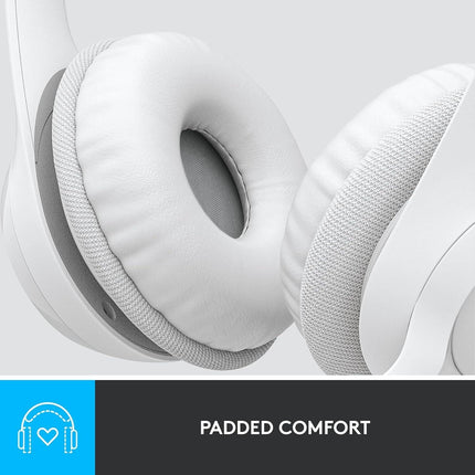 Logitech H390 USB Headset with Noise-Cancelling Mic - White