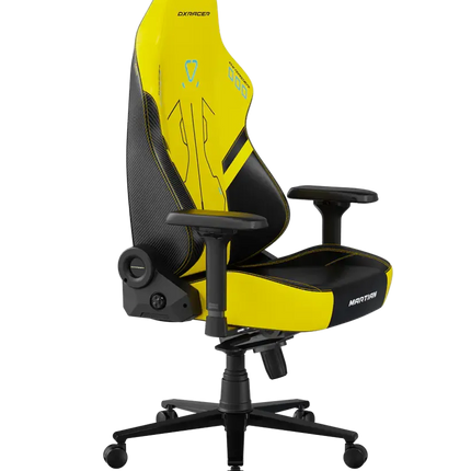 DXRacer MARTIAN Series Electric Adjustable Backrest Large Gaming Chair - Black/Yellow