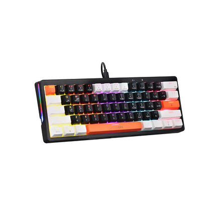 GAMEON AEROX Series GOMK60-RS 60% RGB Mechanical Wired Gaming Keyboard, Red Switch - English/Arabic