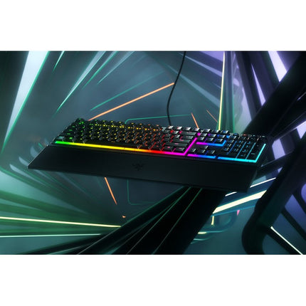 Razer Ornata V3 Wired RGB Membrane Gaming Keyboard, Mecha-Membrane Switches (US Layout) - Black