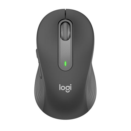Logitech Signature M650 Wireless Mouse, For Small to Medium Sized Hands, Silent Clicks, 5 Buttons, Bluetooth, Multi-Device Compatibility, 400 DPI, 10 M Range - Graphite