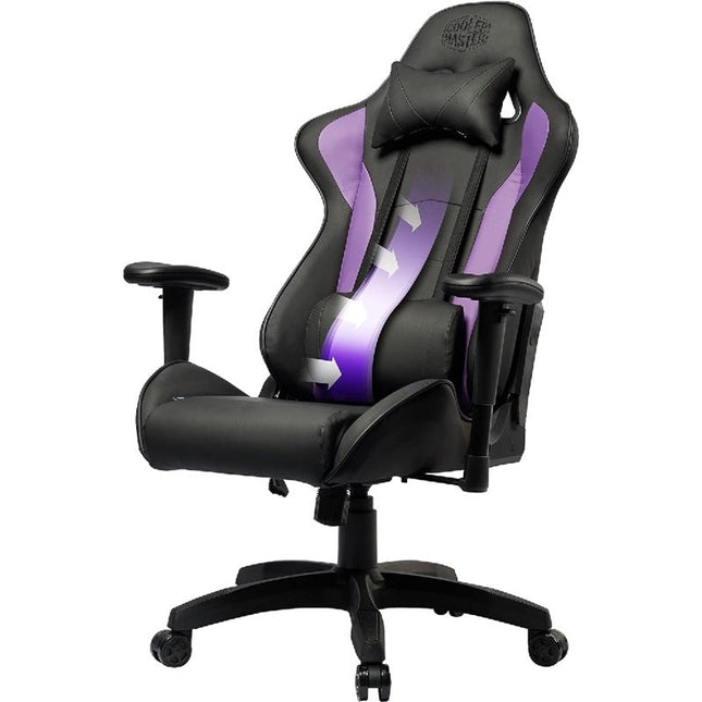 Cooler Master Caliber R1 Gaming Chair - Black/Purple