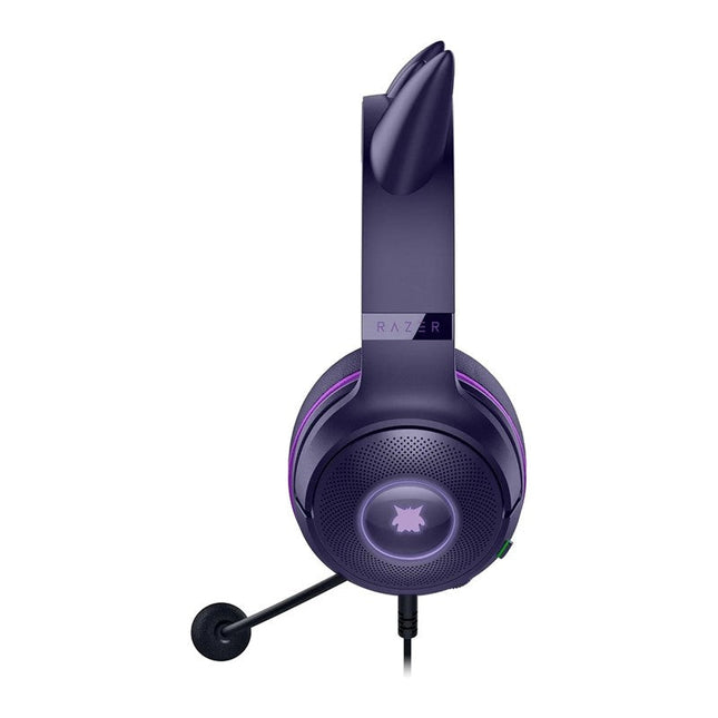 Razer Kraken Kitty V2 Pokemon Gengar Edition Wired RGB Gaming Headset with Gengar Spikes