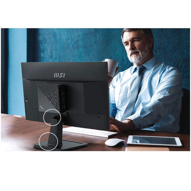 MSI Pro MP225 Business Productivity Monitor, 22" FHD IPS Display, 100 Hz Refresh Rate, 1 ms (MPRT) Response Time, Adaptive Sync Technology, 16.7 M Display Colors, Black
