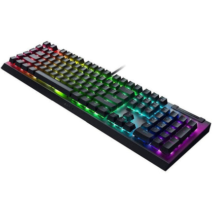 Razer BlackWidow V4 X Mechanical Gaming Keyboard with Razer Chroma RGB Green Swith  (Arabic Layout) - Black