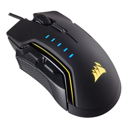 Corsair GLAIVE Wired RGB Gaming Mouse - Black