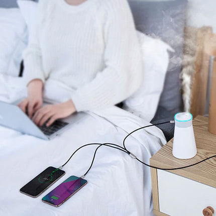 Baseus 3 in 1 Cable For Lighting , USB-C and Micro USB Devices