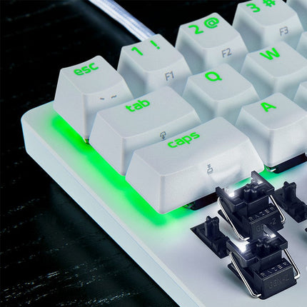 Razer Huntsman V3 Pro Mini 60% Wired RGB Analog Optical Esports Gaming Keyboard (US Layout) - White