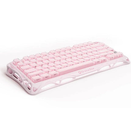 GravaStar Mercury K1 75% Wireless Mechanical Gaming Keyboard_Special Edition - Sakura Pink