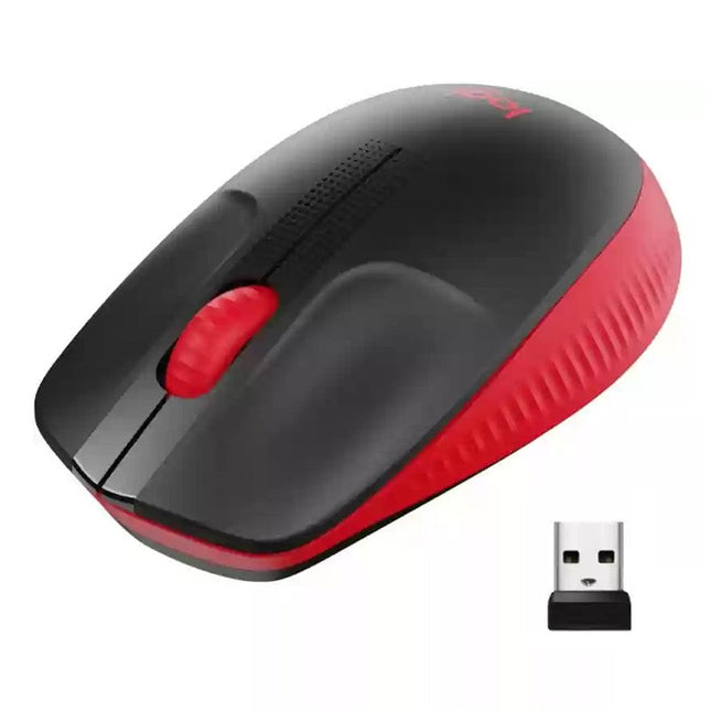 Logitech M190 Full-Size Wireless Mouse - Red