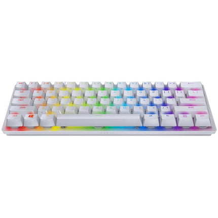 Razer Huntsman Mini Gaming Keyboard, Clicky Optical Switches - Chroma RGB - PBT Keycaps - Mercury White