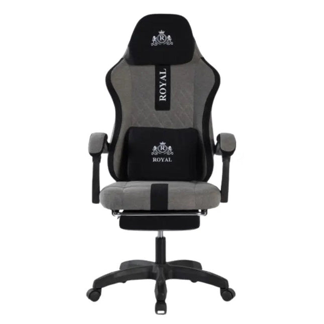 Royal Gaming Chair with Footrest – Grey