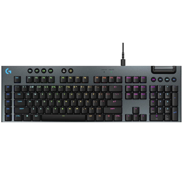 Logitech G915 X Wired Low Profile Mechanical Gaming Keyboard (Tactile Switch) - Black (US Layout)