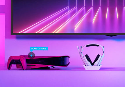 Logitech Astro A50 X LIGHTSPEED Wireless Gaming Headset + Base Station, PRO-G GRAPHENE, PLAYSYNC Across Xbox Series X|S + PS5 + PC/mac, Bluetooth, HDMI 2.1 Passthru - White
