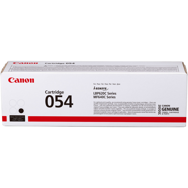 Canon 054BK Black Toner Cartridge | High-Yield Printing