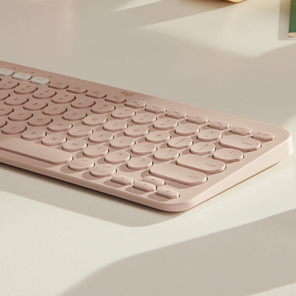Logitech Lift Vertical Ergonomic Wireless & Blutooth Mouse - Rose