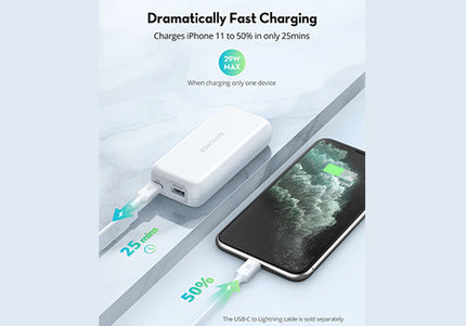 RAVPower RP-PB186 10000mAh PD Pioneer 20 Watts 2-Port Portable Charger