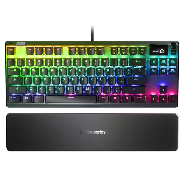 SteelSeries Apex 7 TKL RGB Mechanical Gaming Keyboard (Red Switch) US Layout - Black