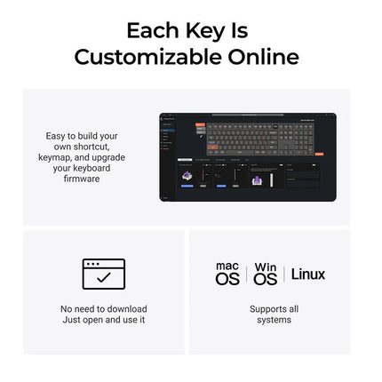 Keychron Q6 HE QMK Wireless Keyboard Gateron double-rail magnetic switch 2.4 GHz / Bluetooth / Type-C wired (Arabic Layout)