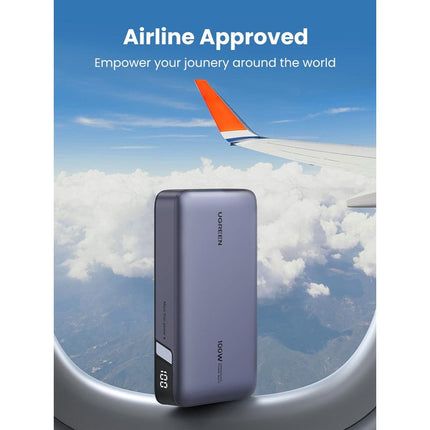 Ugreen 20000mAh 100W Two-way Fast Charging Power Bank - Black