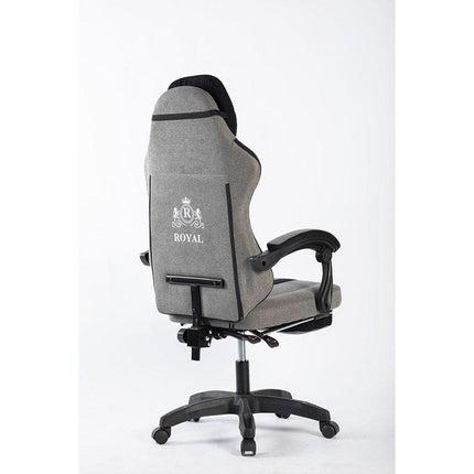 Royal Gaming Chair with Footrest – Grey