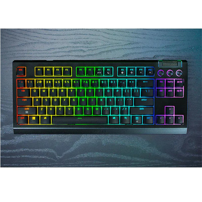 Razer BlackWidow V4 Tenkeyless HyperSpeed Wireless Hot-swappable Gaming Keyboard - Black