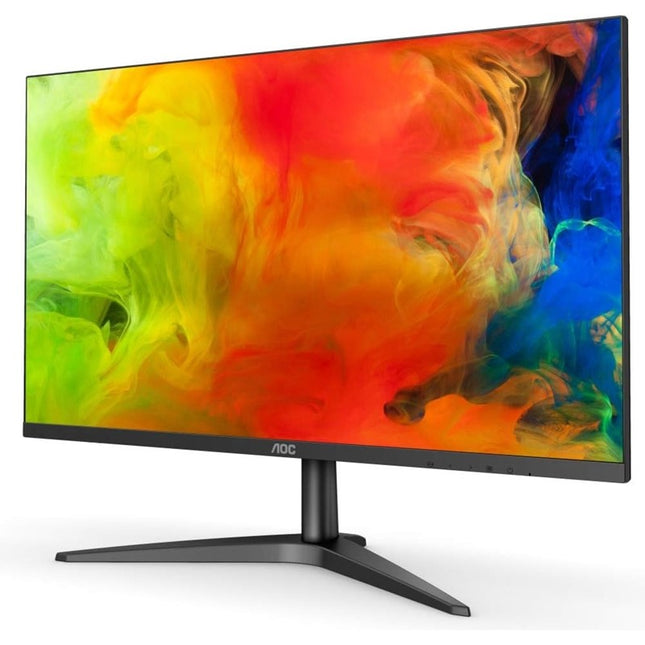 AOC 24B1H Gaming Monitor, Low Blue Light, 3-Sided Frameless, Flicker Free - Black