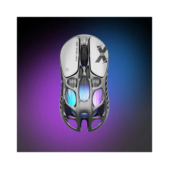 GravaStar Mercury X Pro Wireless Gaming Mouse - Interstellar Silver