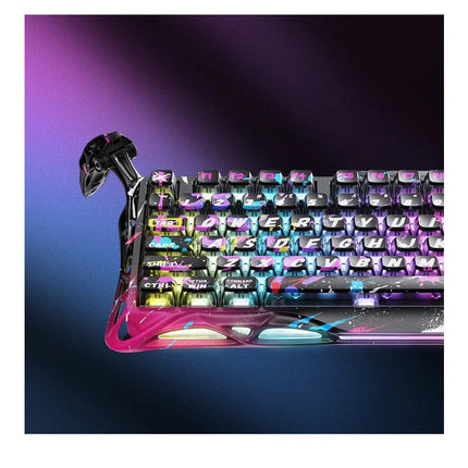 Gravastar Mercury V75 Pro 75% Hall Effect Magnetic Switch Gaming Keyboard - Neon Graffiti