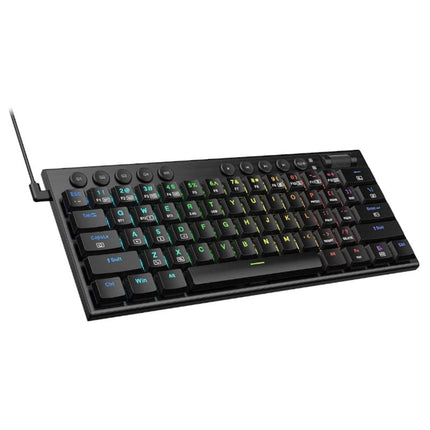 Redragon K632 Noctis Pro RGB Red Switches Gaming Keyboard - Black