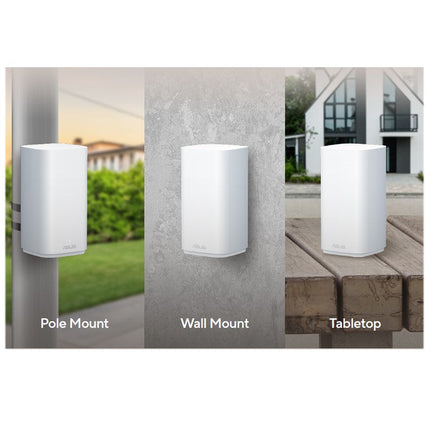 Asus ZenWiFi BD4 Outdoor Dual-band WiFi 7 (802.11be) AiMesh Extendable Router - White