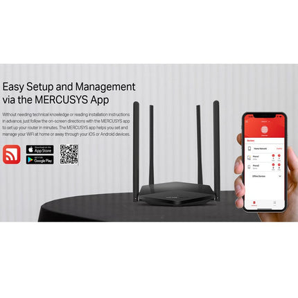 Mercusys AX1500 Dual Band Wi-Fi 6 (802.11ax) Router