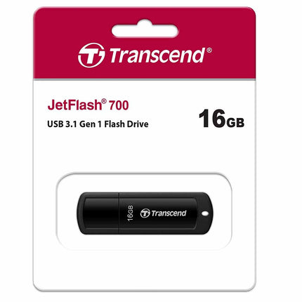 Transcend 16 GB JetFlash 700 USB 3.1 Flash Drive