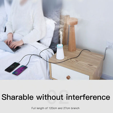 Baseus 3 in 1 Cable For Lighting , USB-C and Micro USB Devices