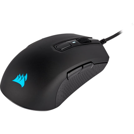 Corsair M55 RGB PRO, Optical, 12000DPI Ambidextrous Multi-Grip Gaming Mouse - Black