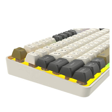 Twisted Minds Imperium Pro Series 75% Compact Size 80 Keys Wired  Membrane Keyboard - (English / Arabic) Layout