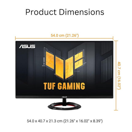 Asus TUF Gaming VG249Q3R 24" FHD Fast IPS, 180Hz, 1 ms, AMD FreeSync Gaming Monitor