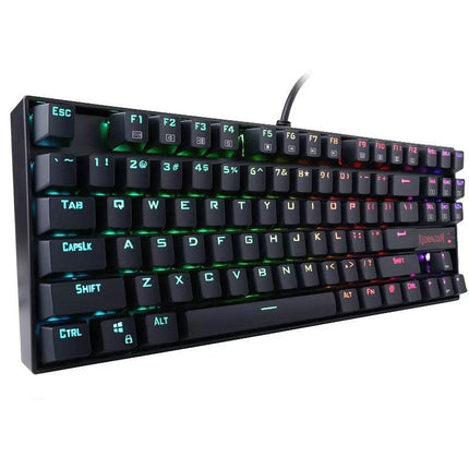 Redragon KUMARA K552 RGB TKL Wired Mechanical Gaming Keyboard (Blue Switch) - Black