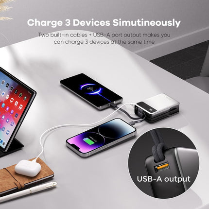 ZLOS MB20 65W 20000mAh Power Bank with Built-in Cables (2 Years Warranty)