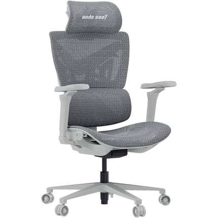 Andaseat X-Air Pro Mesh Gaming Chair, PA Plastic, Mesh Fabric, XL Size - White