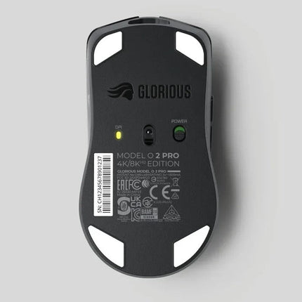Glorious GMMK2 96% Pre-Built Keyboard-Black, Arabic + Glorious Model O2 PRO 4K/8K Wireless Gaming Mouse - Matte Black