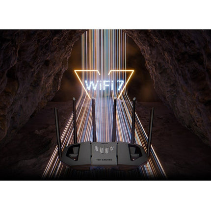 Asus TUF Gaming BE6500 (TUF-BE6500) Dual Band Wi-Fi 7 (802.11be) Extendable Gaming Router - Black