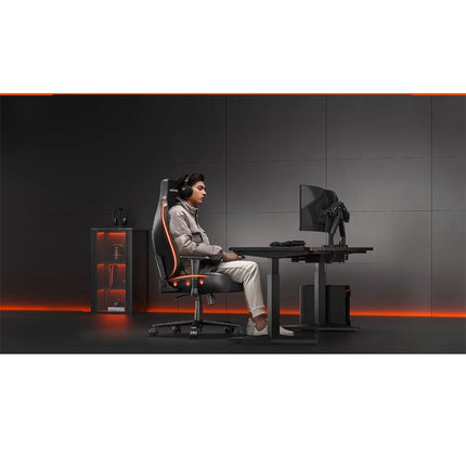 Andaseat Novis Gaming Chair, PVC, Large - Black
