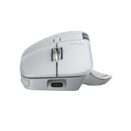 Logitech MX Master 4 Advanced Wireless/Bluetooth Mouse for Mac - White/Silver