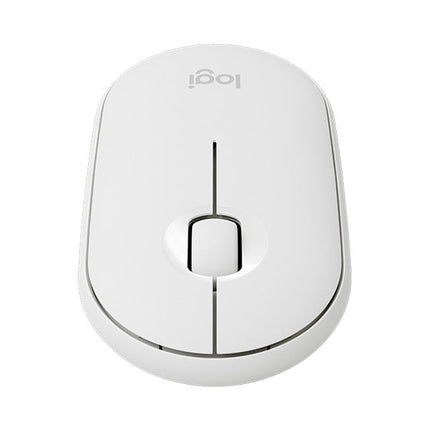 Logitech M350 Pebble Wireless Mouse - Off White