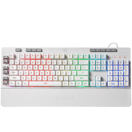 Redragon K512 Shiva RGB Backlit Membrane Wired Gaming Keyboard with Multimedia Keys - (English Layout)