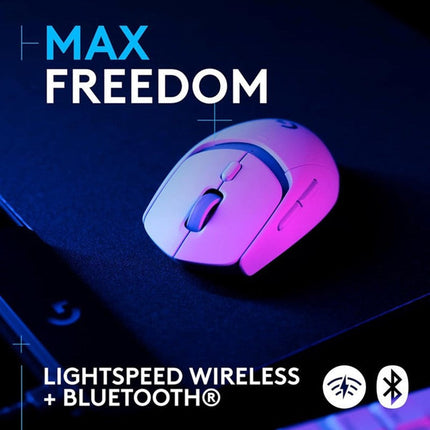 Logitech PRO X TKL LIGHTSPEED Wireless Mechanical RGB Gaming Keyboard + Logitech G309 LightSpeed Mouse + Logitech BLUE Snowball ICE Microphone - White