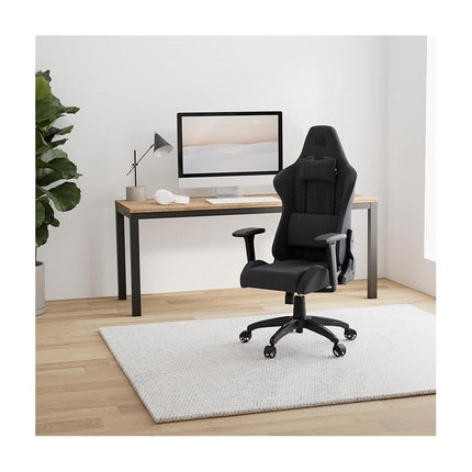 Corsair TC100 RELAXED Fabric Gaming Chair - Black/Grey