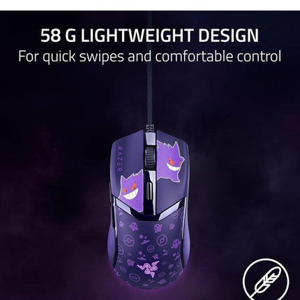 Razer Cobra Lightweight Wired Gaming Mouse with Razer Chroma RGB - Gengar Edition